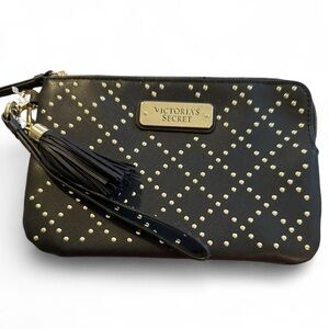 Victoria’s Secret Studded Black Clutch Bag-NWOT